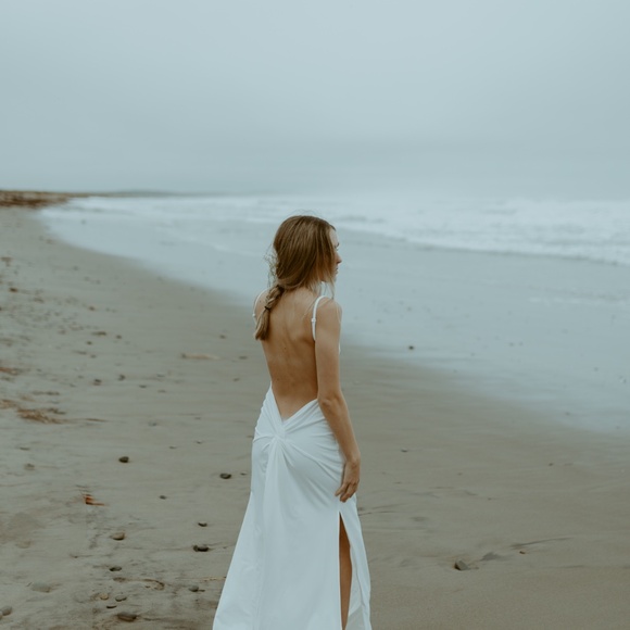 Maxi Maternity Wedding Bridal Dress - Picture 2 of 2